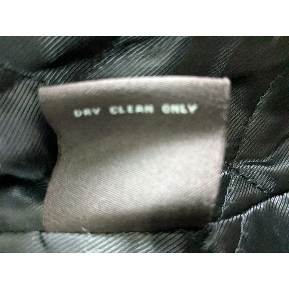 Michael Kors Men's Black Insulated Notch Lapel Double Breasted Size L Coat - Picture 9 of 12